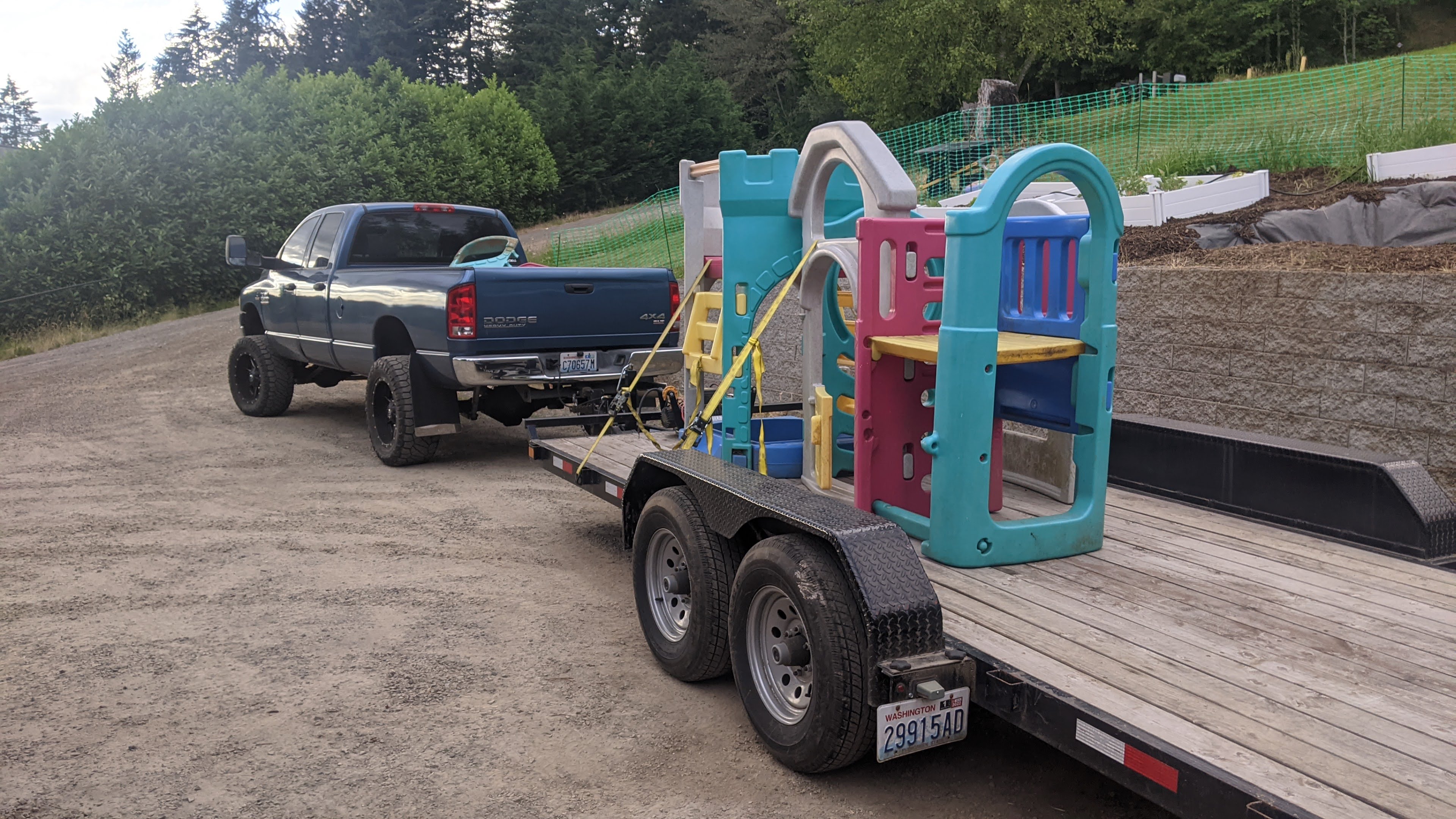 Playset and Trampoline Removal