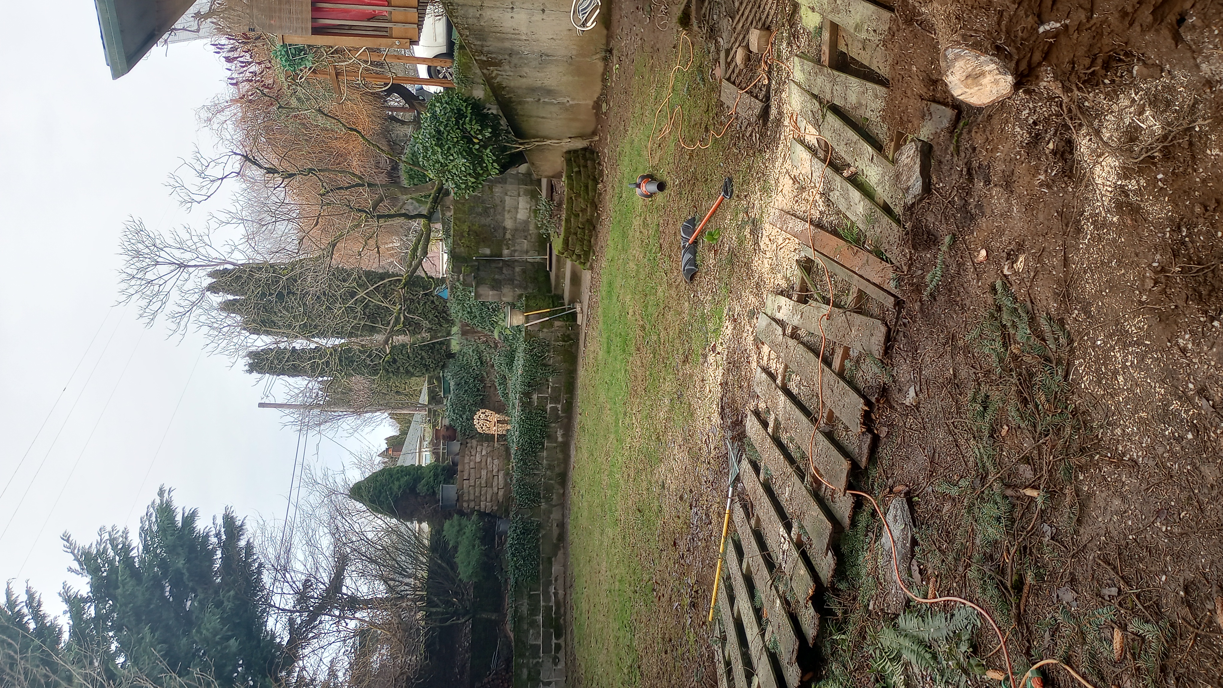 Storm cleanup after in Woodland WA