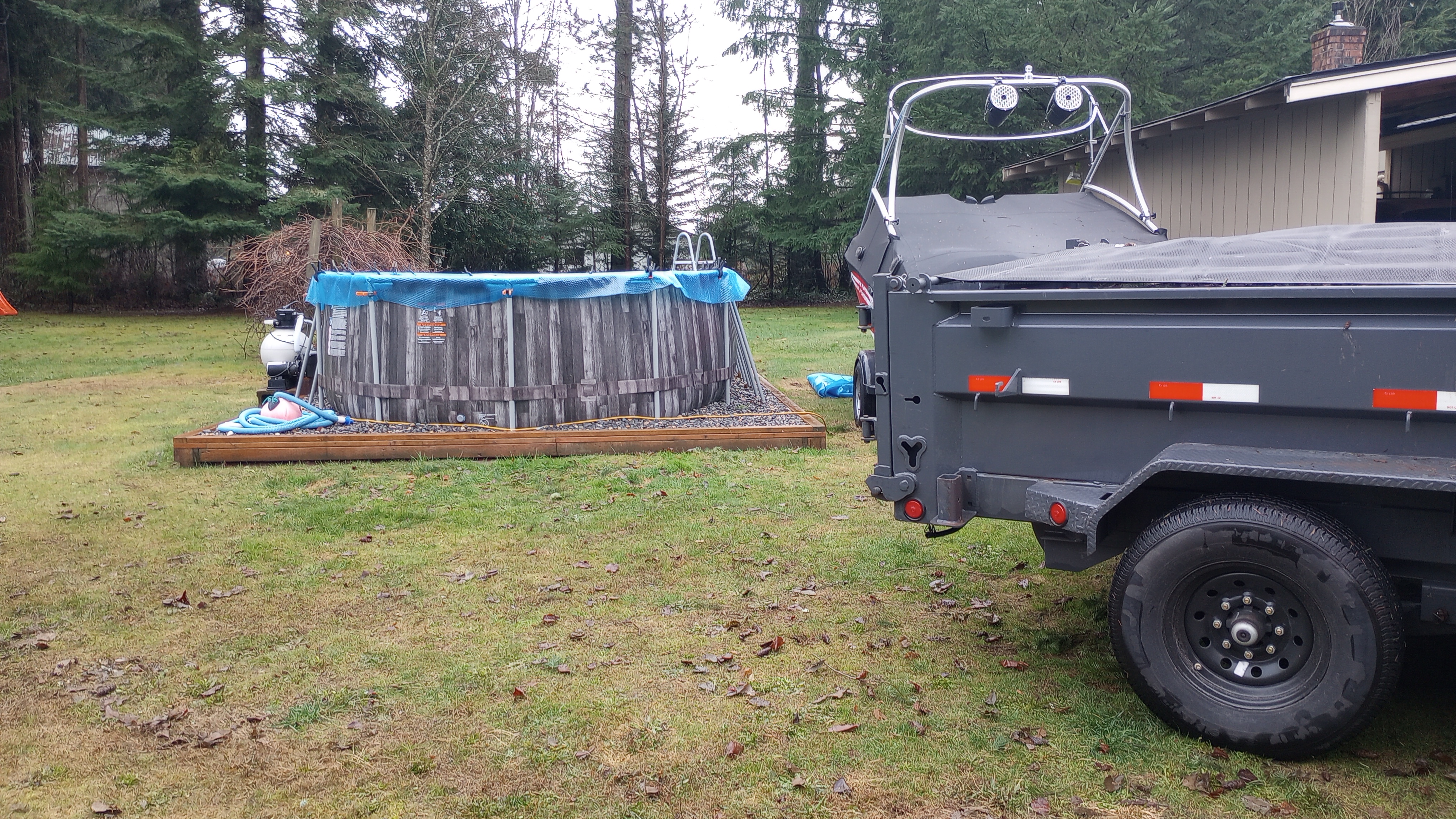 Yard waste cleanup after in Hockinson WA